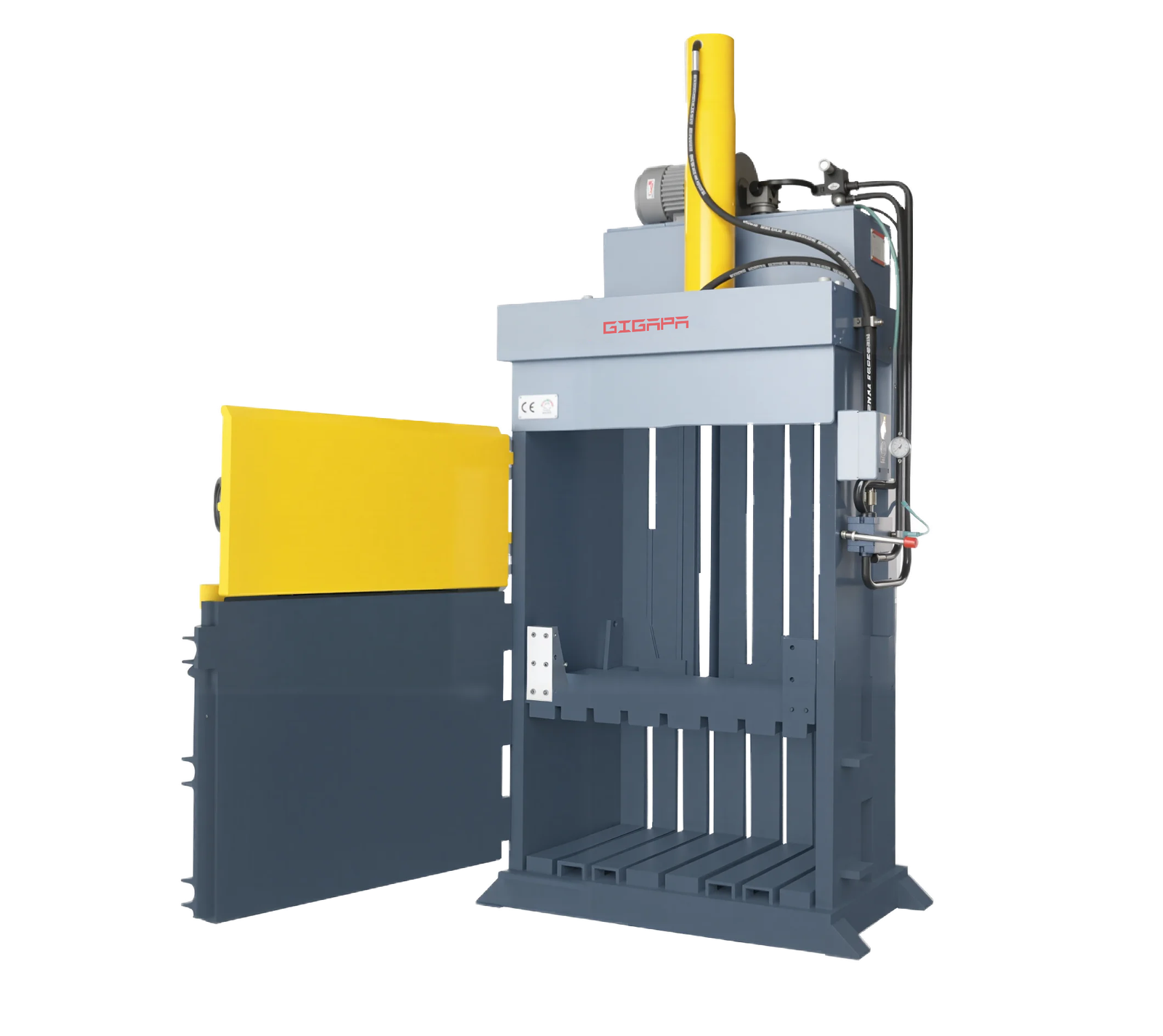 Vertikale manuelle Ballenpresse