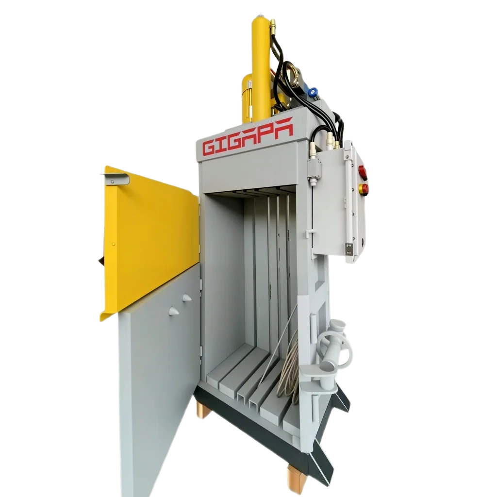 Explosion-proof vertical baler