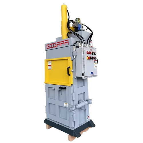 Explosion-proof vertical baler